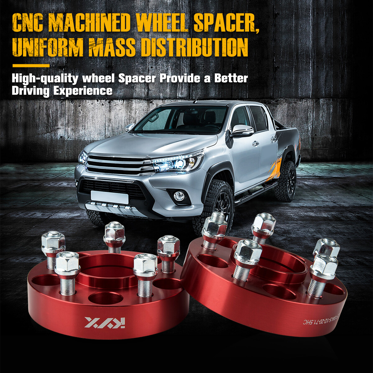 4X 5x4.5 1.25" Hubcentric Wheel Spacers 1/2"x20 For Jeep Cherokee Wrangler TJ XJ