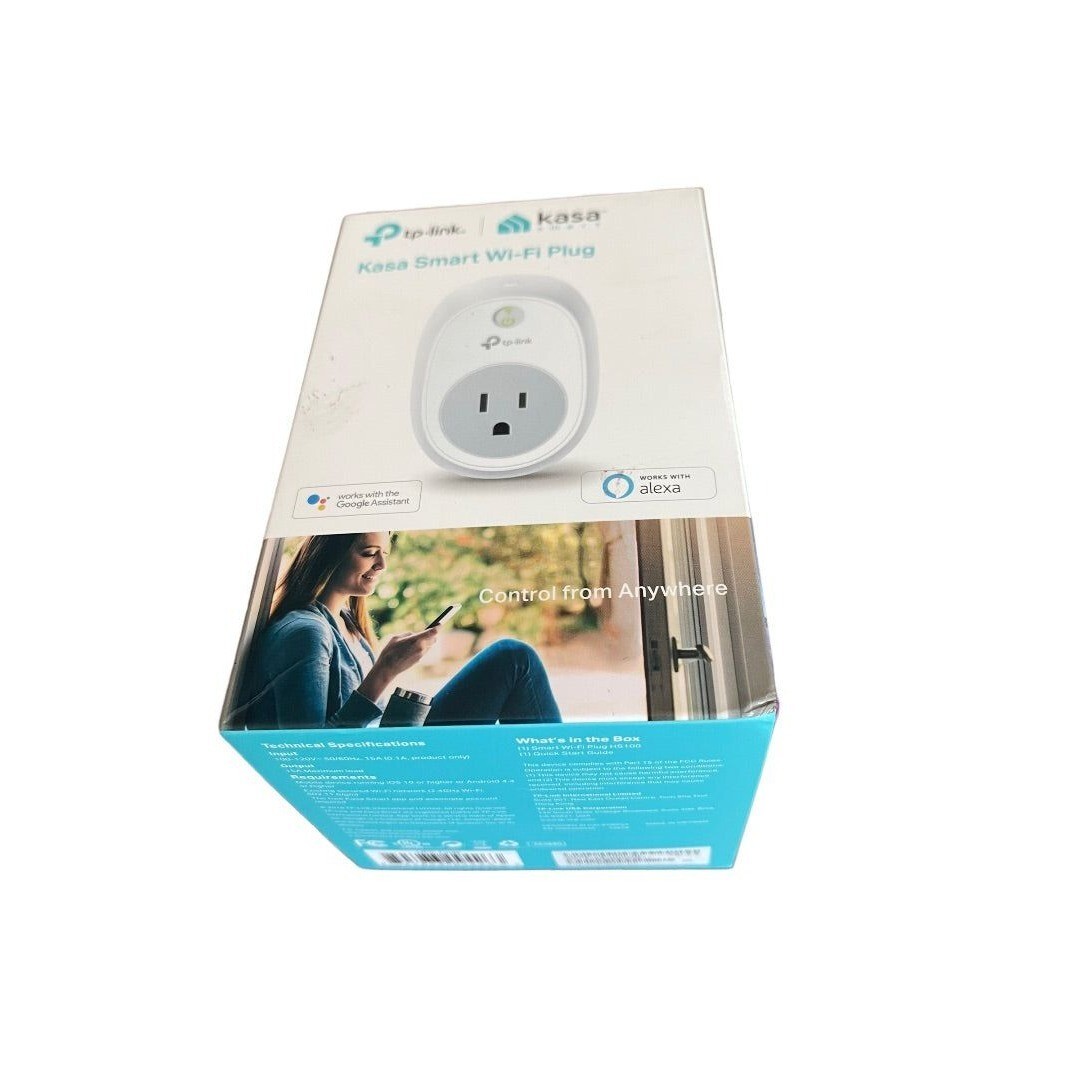 TP-Link Kasa Smart HS100 WiFi Smart Plug Classic 1-Pack White