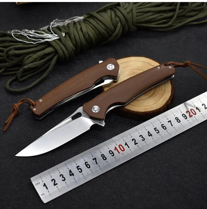 Foldable Hunting Knives Game Field Processing Skinning Bush Lock Blade Locking