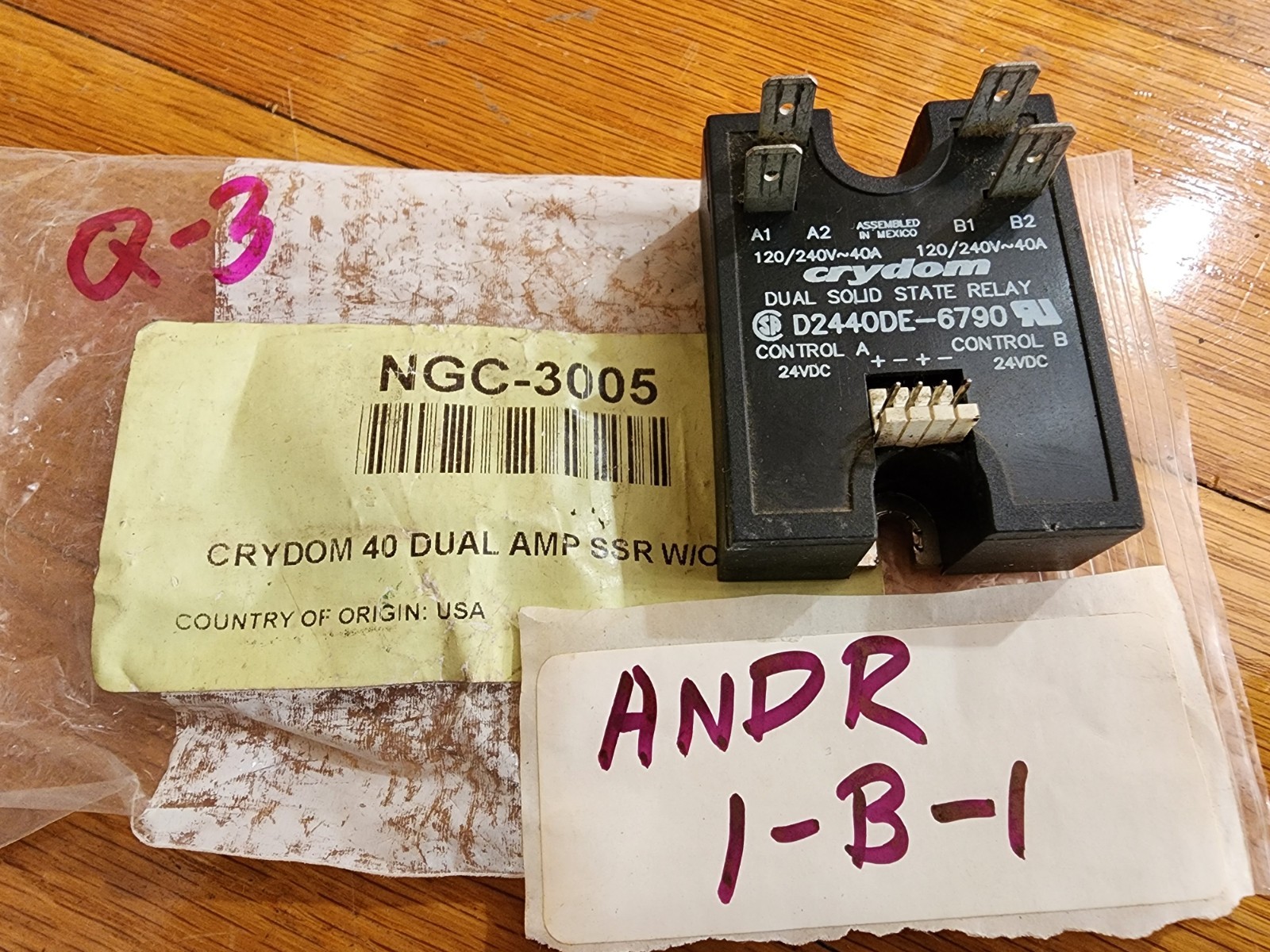 TurboChef/ Crydom NGC-3005 Solid State Relay