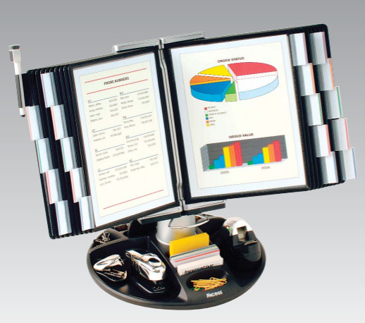 SpinFile 20 Pocket Executive Desktop Organizer NEW N BOX reference FREE SHIPPING