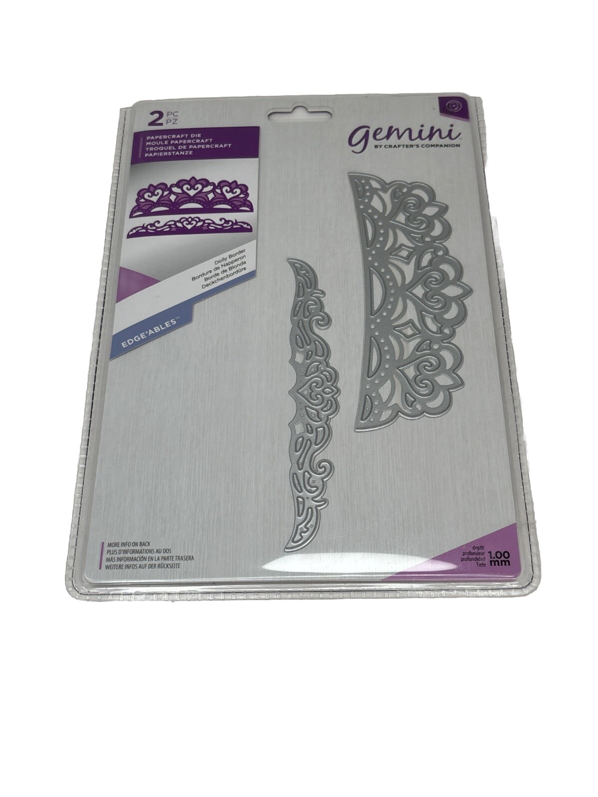 Gemini Crafter's Companion Doily Borders 2 Piece Die Set