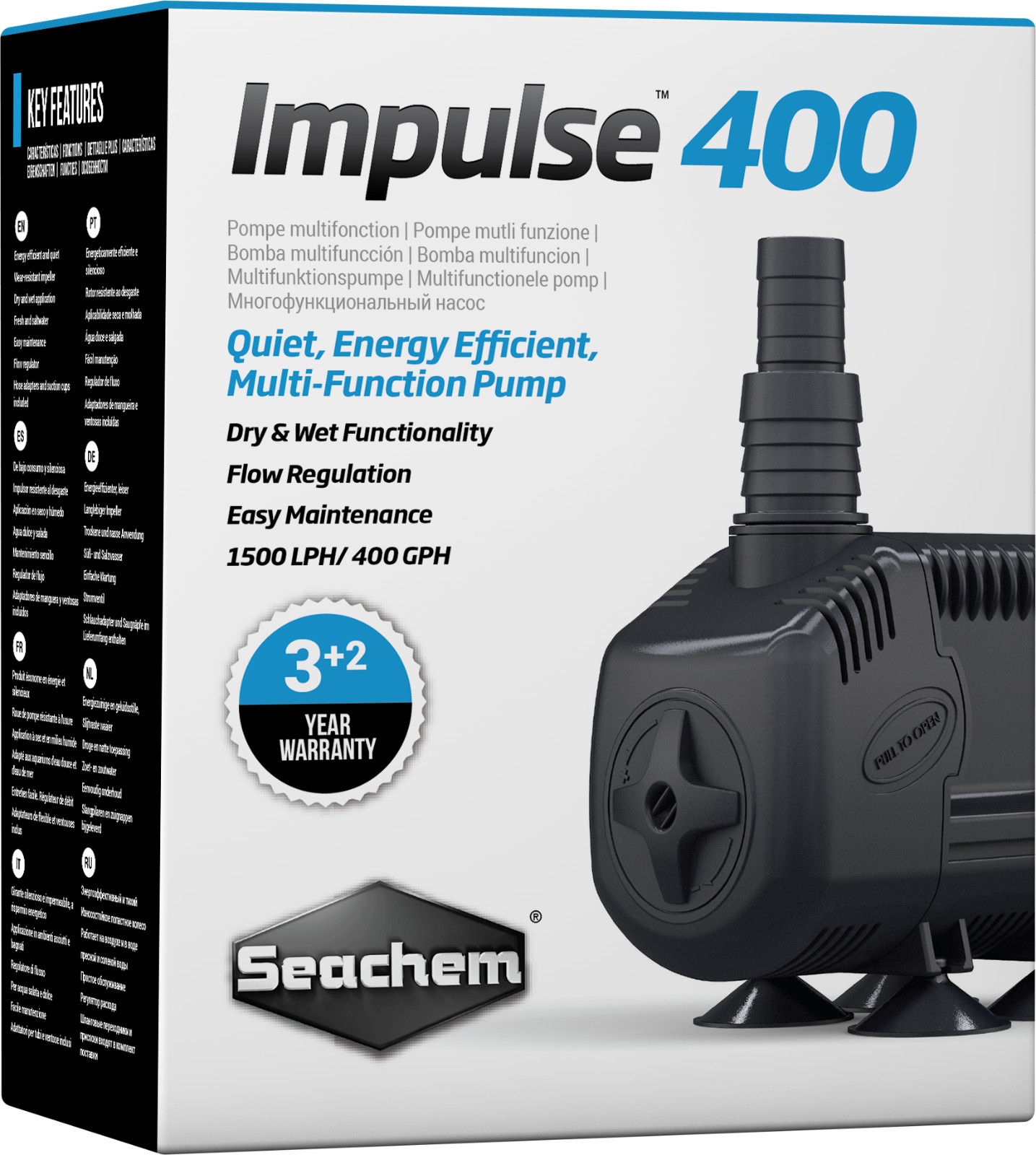 Seachem Impulse 400 Multi-Function Aquarium Water Sump Pump (by Sicce Syncra)