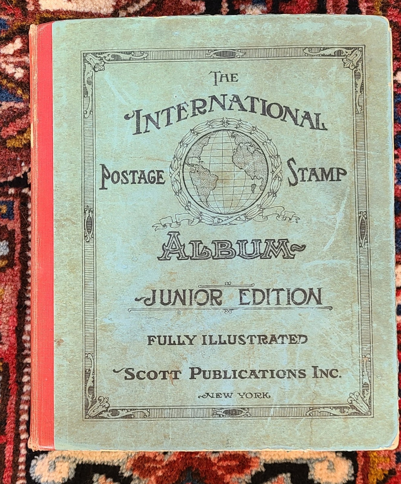 International Postage Stamp Album Junior Edition Fully Illustrated 1943
