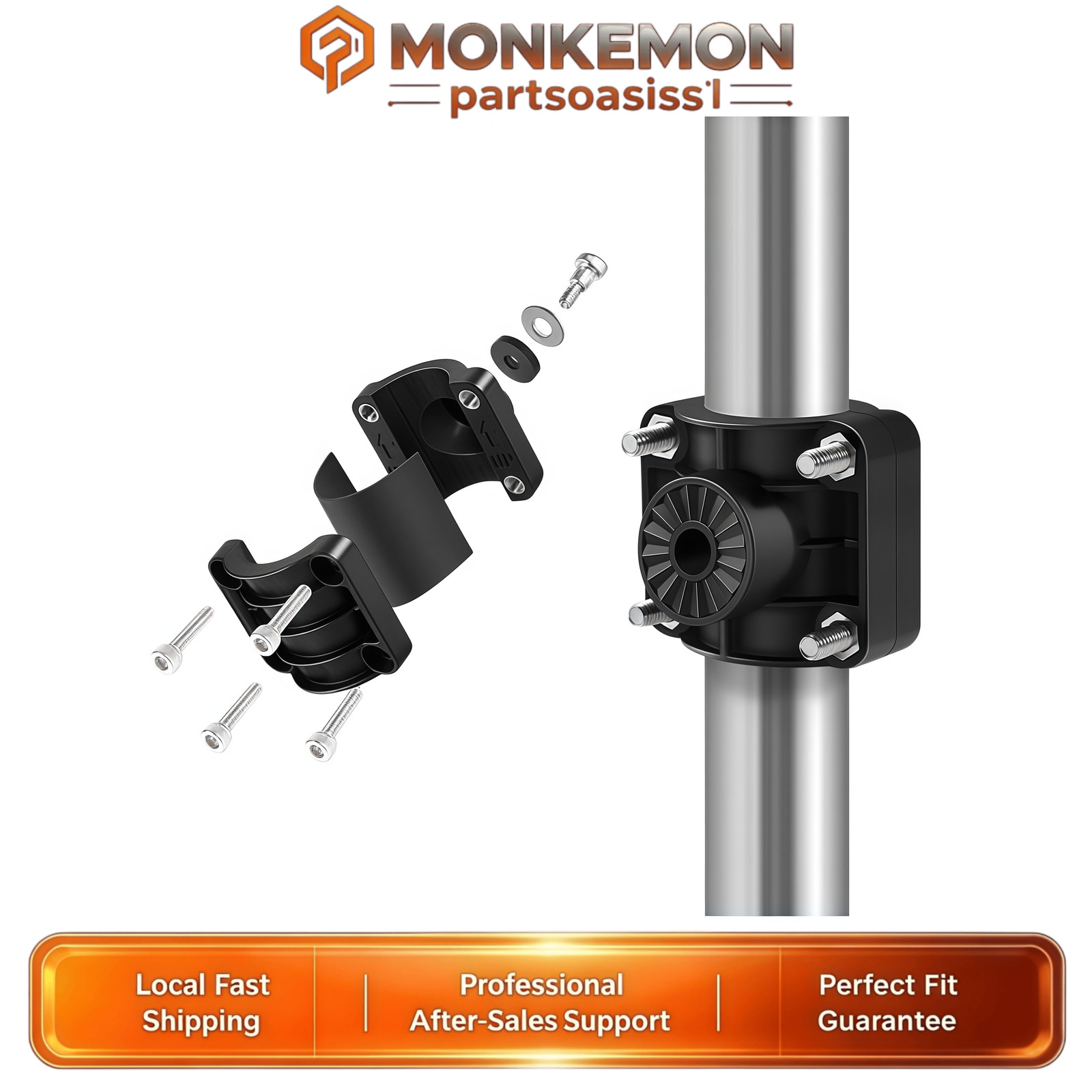 FOR GARMIN PANOPTIX LVS32 TRANSDUCER 0 DEGREE LIVESCOPE POLE MOUNT 010-12676-15