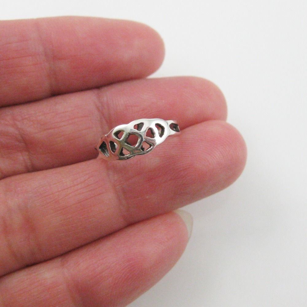 925 Sterling Silver Toe Ring - Simple Silver Toe Ring -Adjustable Toe Ring