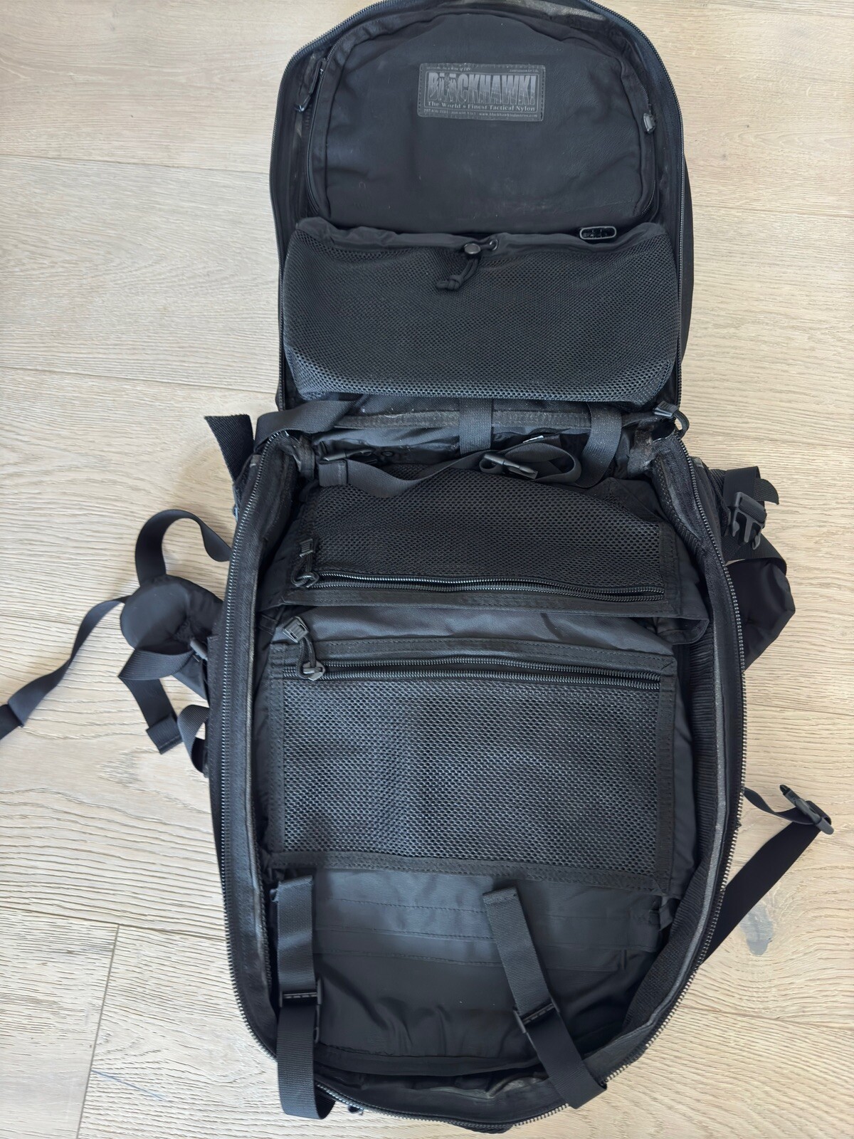 Old School Blackhawk Jumpable Medical Backpack Black IFAK First Responder Aid