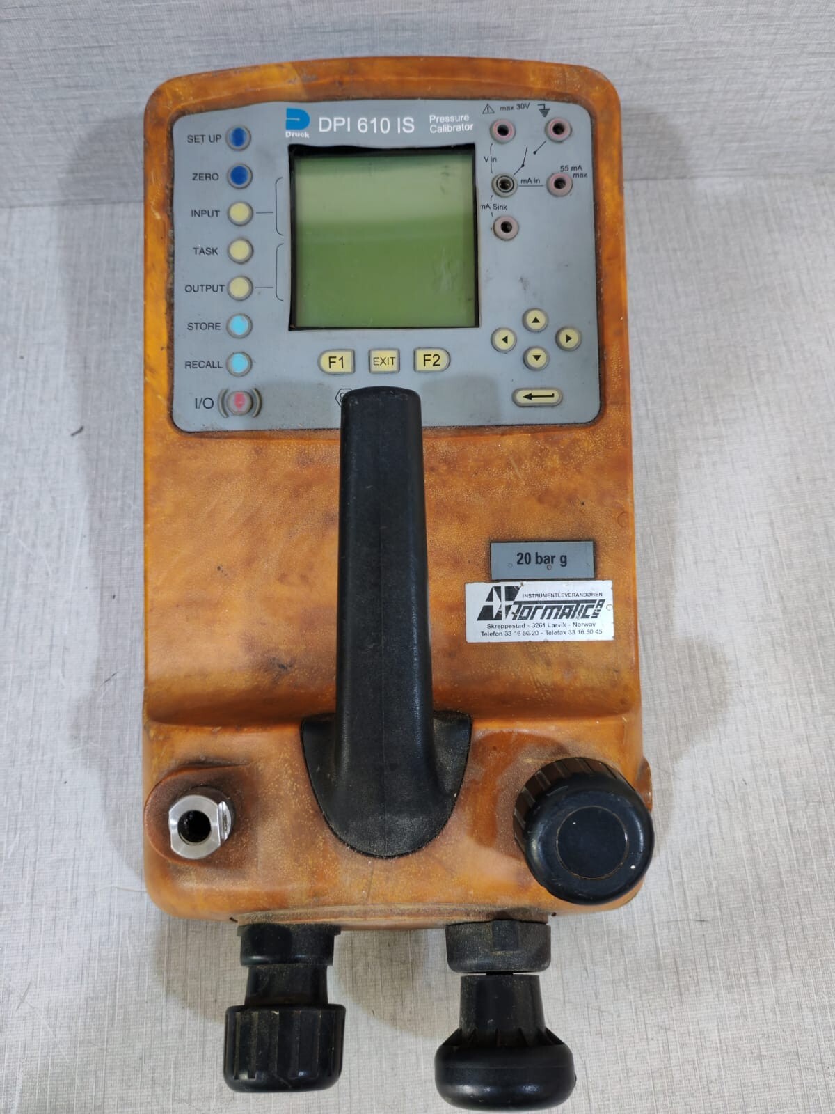 Druck DPI 610 IS Pressure Calibrator -for parts or not working