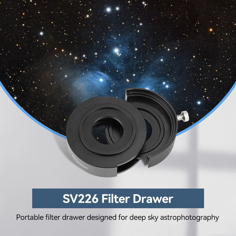 SVBONY SV220 H+O 7nm + 3nm 2'' Dual-Band Filter Set + M42-M48 Filter Drawer