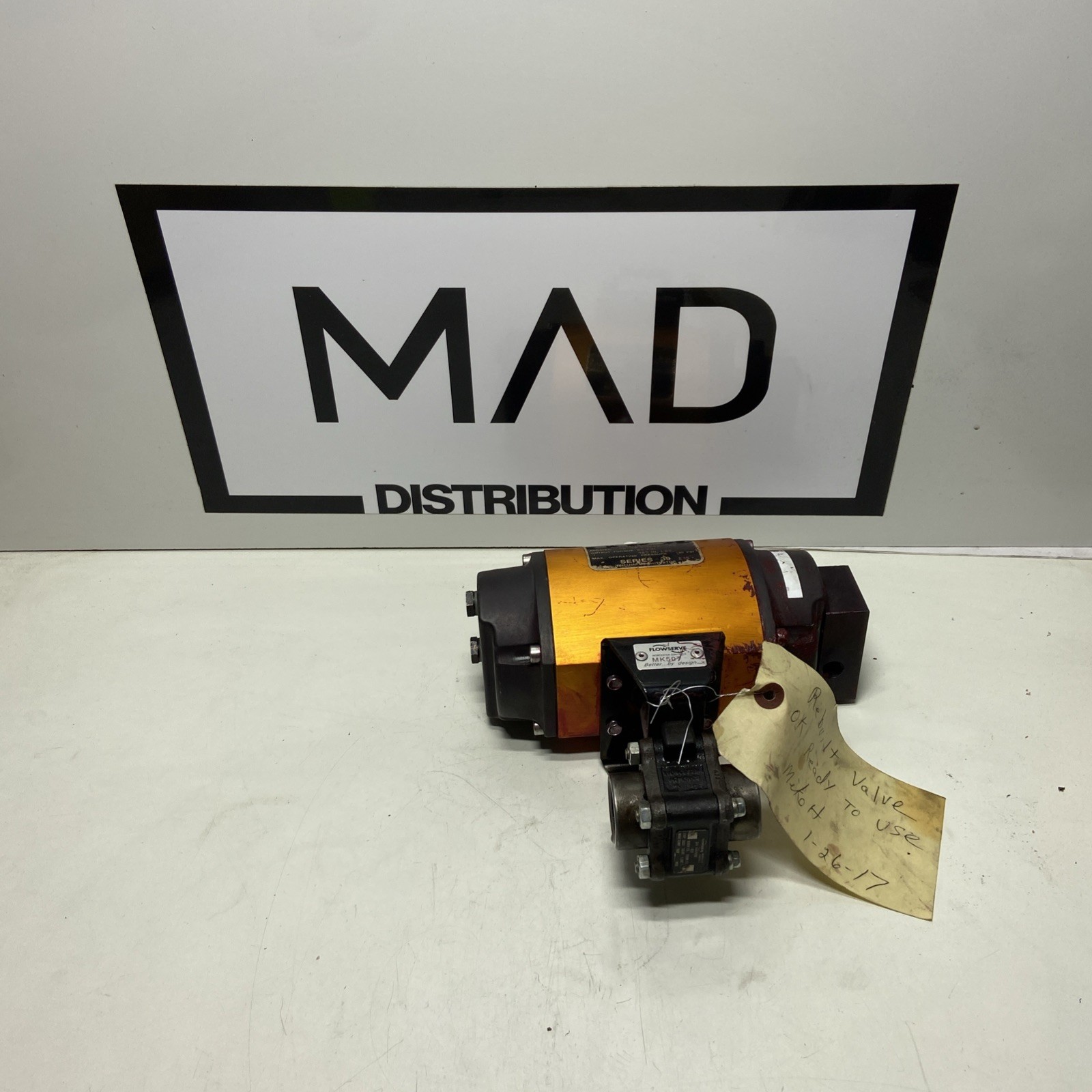 Worcester/McCANNA 15-39S-120A-R6 Series 39 Pneumatic Actuator 120 Psi