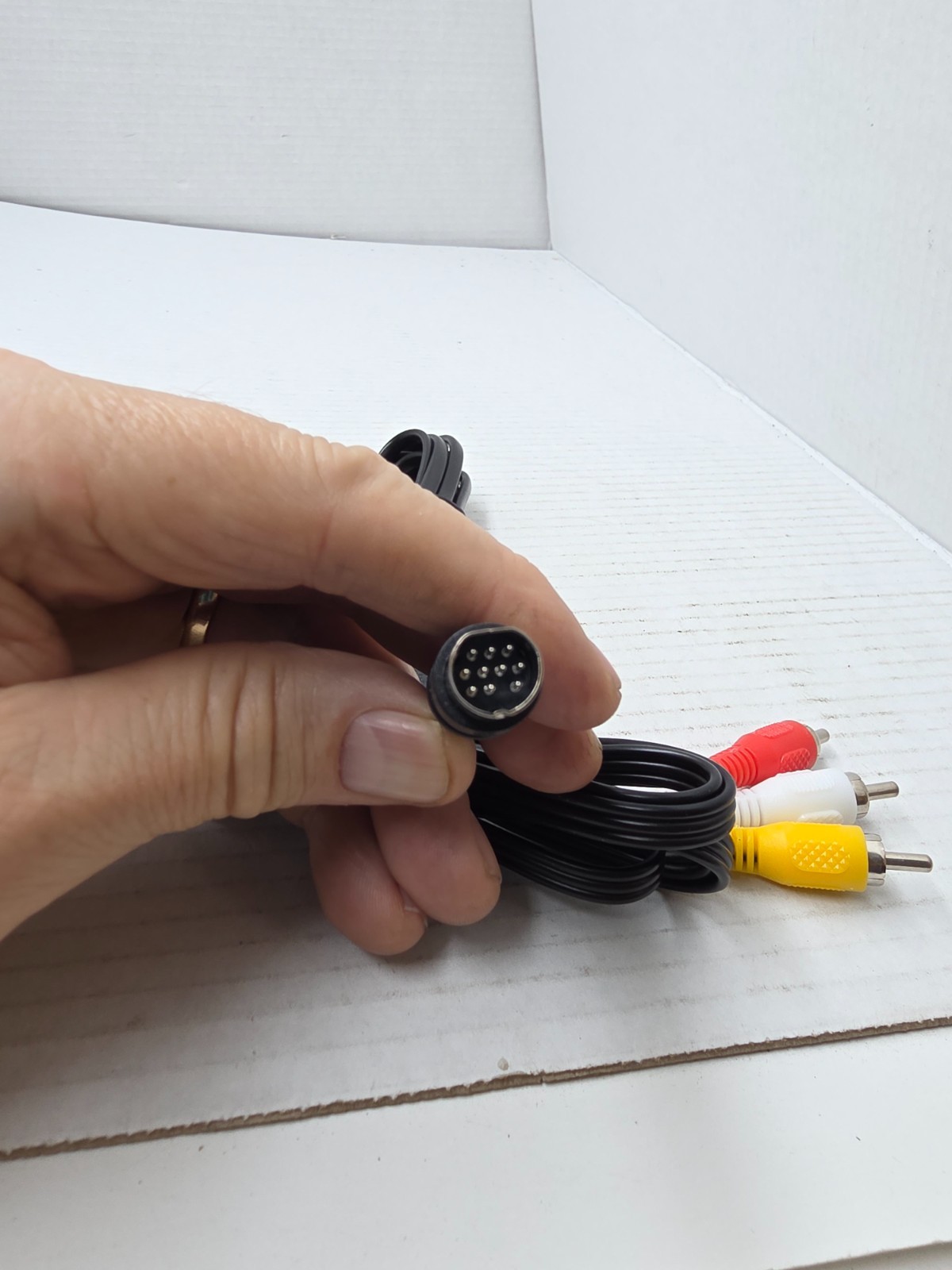 NEW AC Power Cord & AV Audio Video Cable Hookup Bundle For the SEGA SATURN #19M