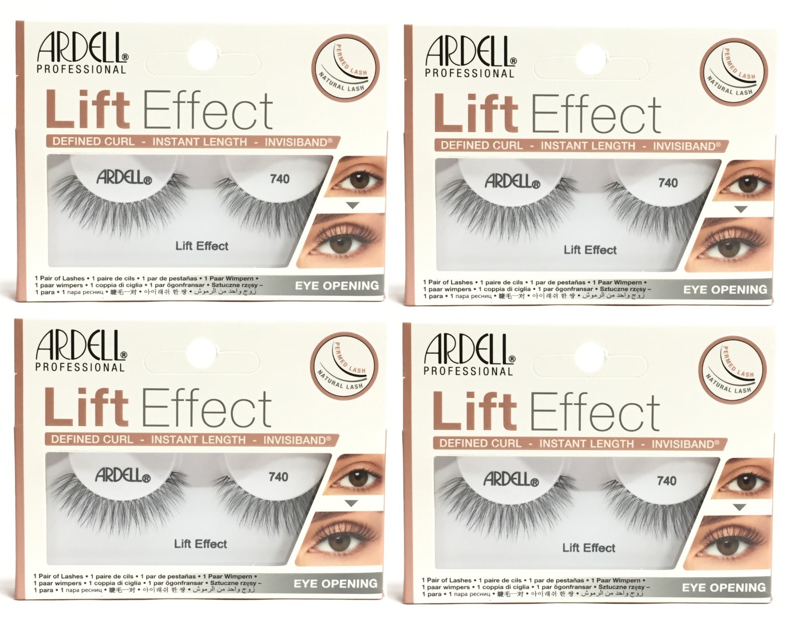 (4 PACK) Ardell Lift Effect 740, Item #62612