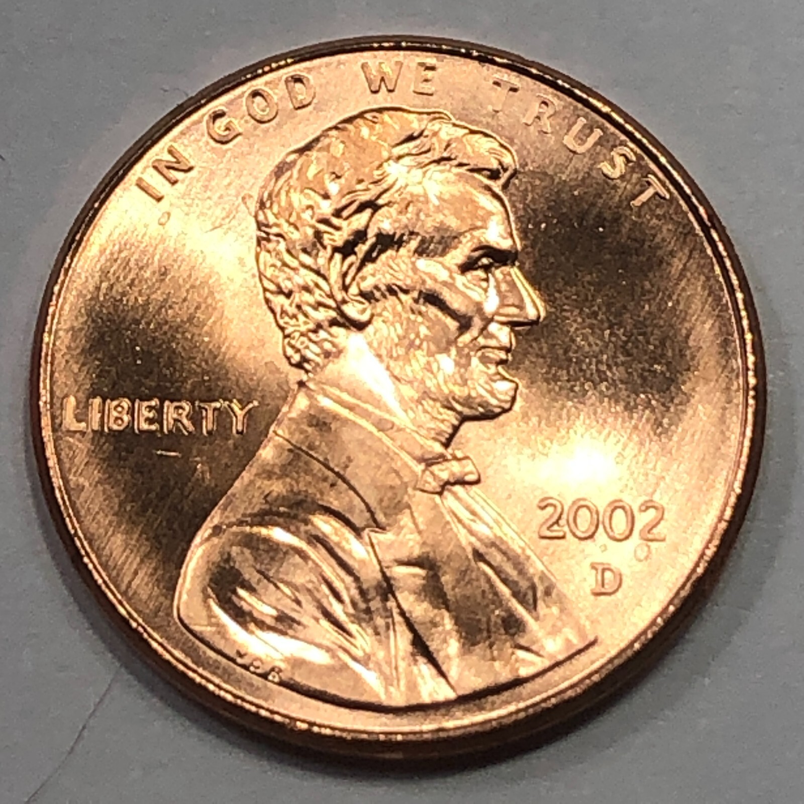 2002 D - Lincoln Memorial Cent