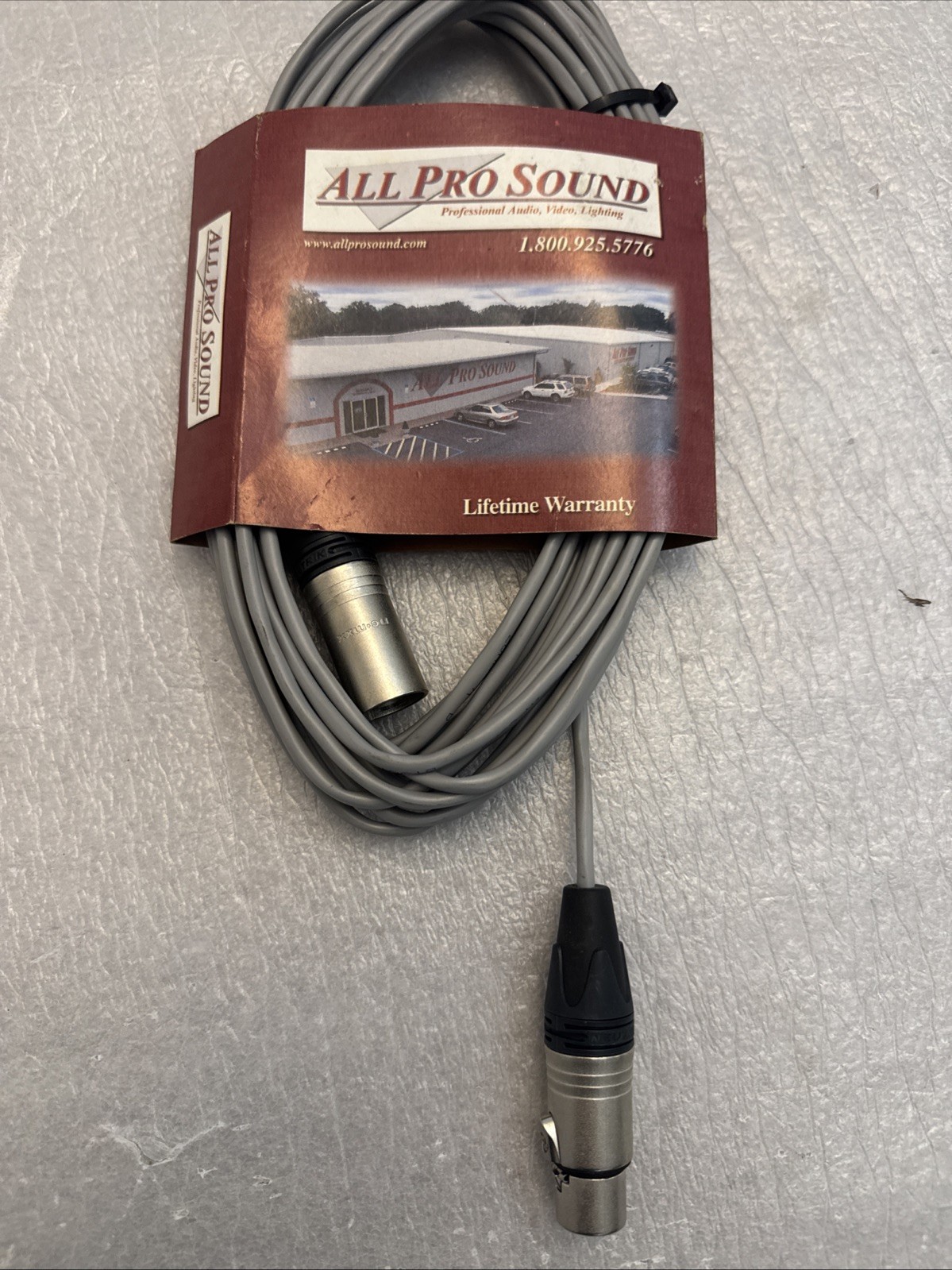25 ft. Horizon DMX Light Control Cable Neutrik No FXX 3pin Connection NEW