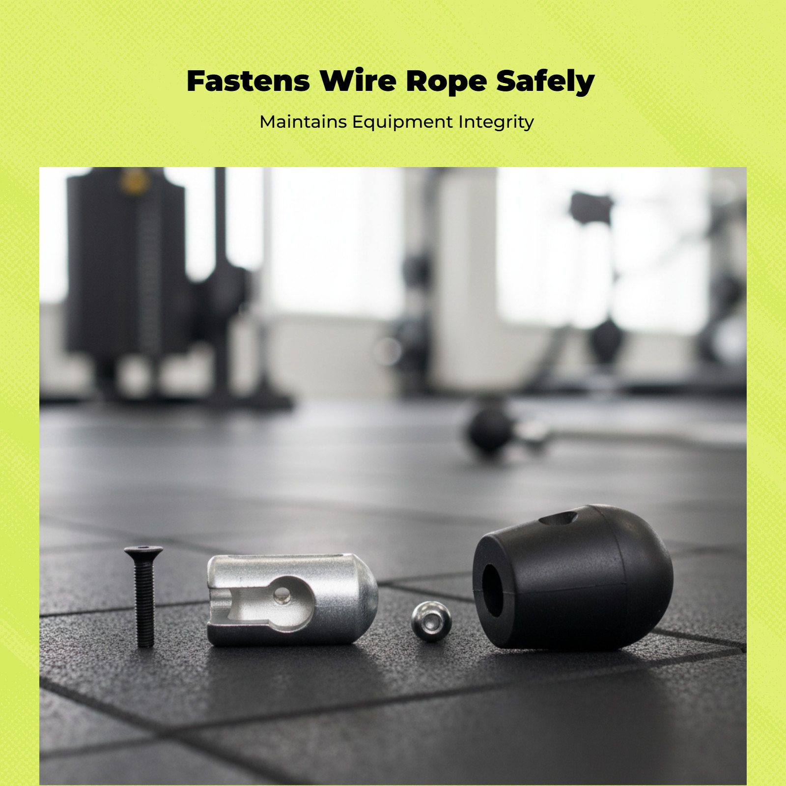 Ball Terminal 5mm Compatible Cable Stopper Long Lasting for Workout