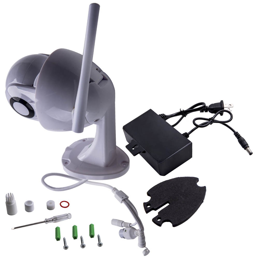 PTZ Control Wireless Outdoor IP Camera HD 1080P Home Security IR Webcam