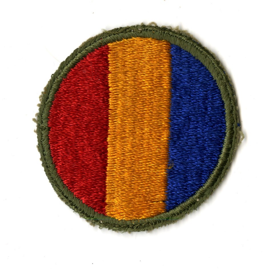 Replacement and Schools Command White Back Patch WWII Original