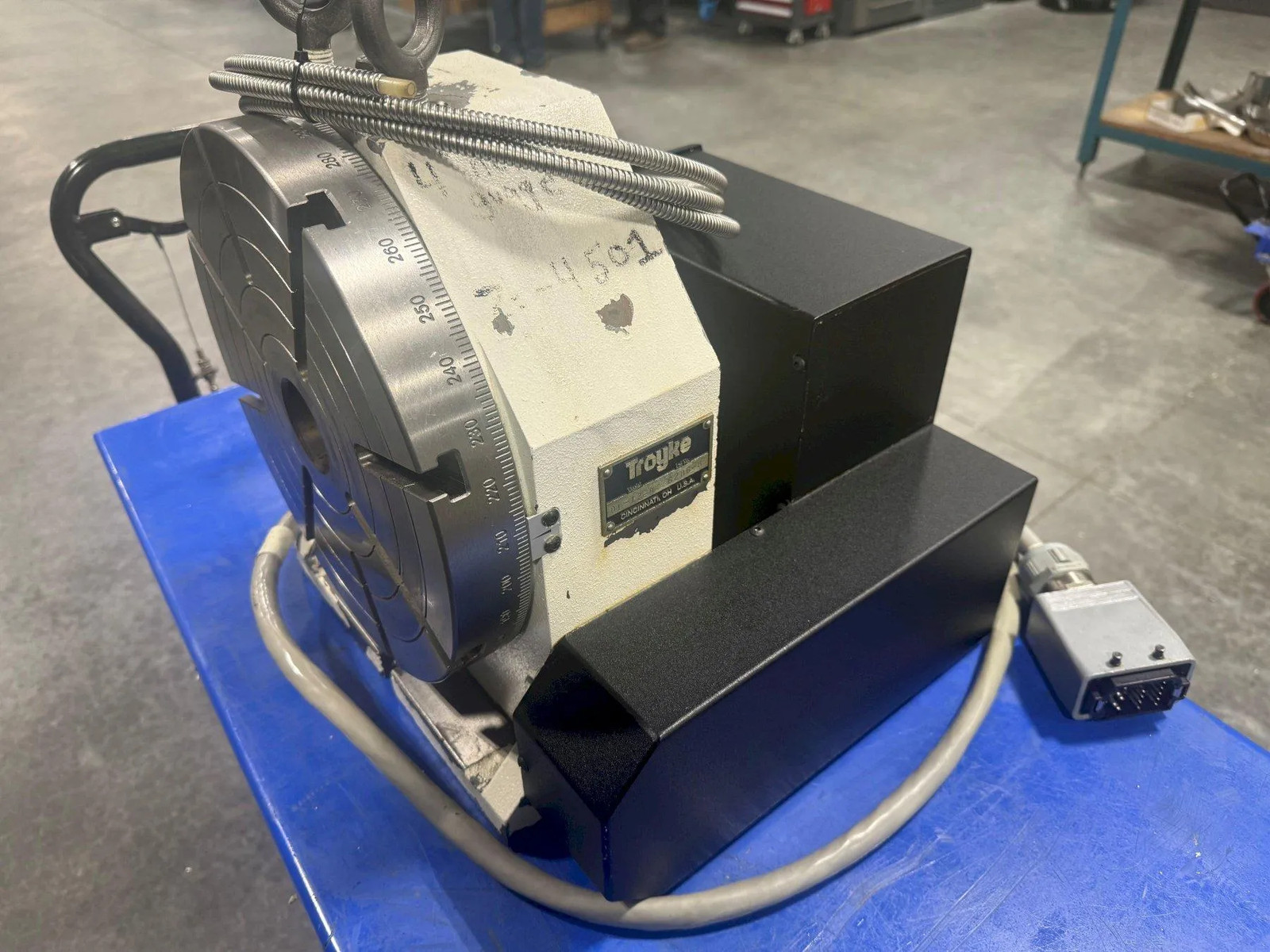 12" Milltronics Model DL-12-B 4th Axis Rotary Table.