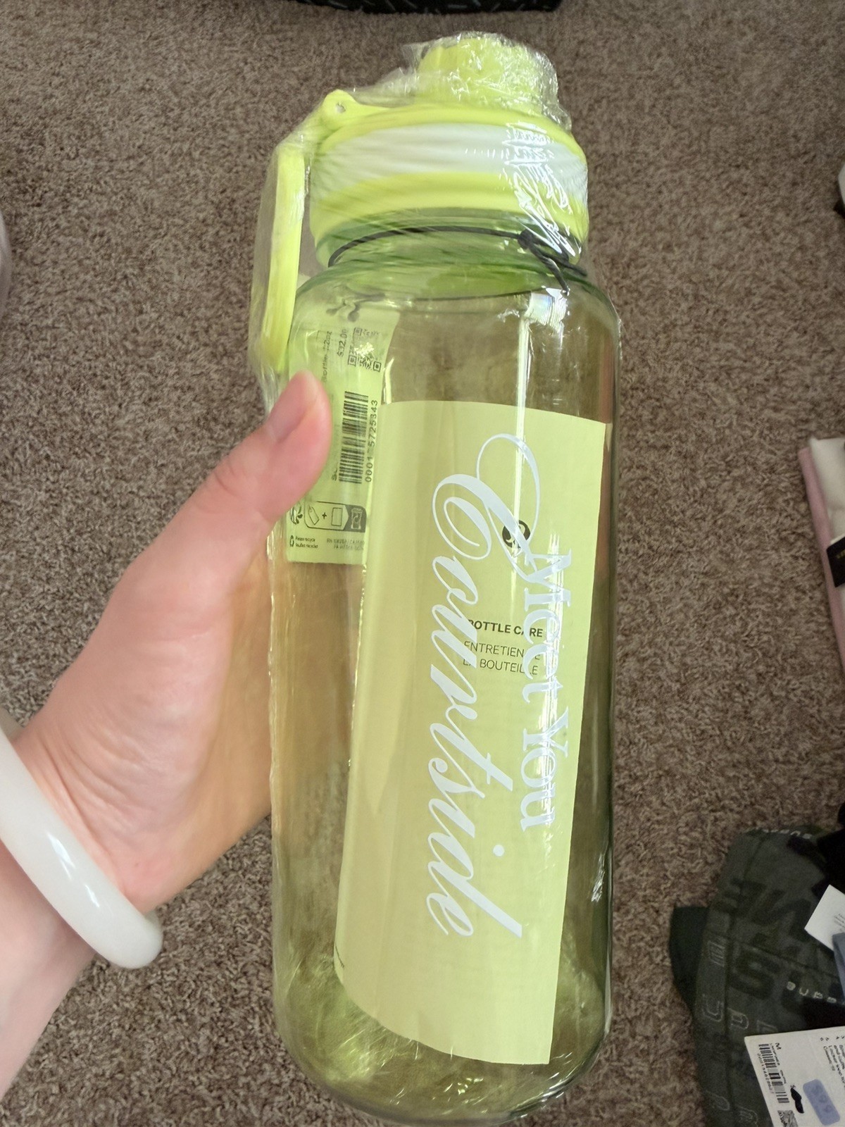 Lululemon Back To Life Sport Bottle 32 Oz Meet You Courtside Sour Grape Nwt