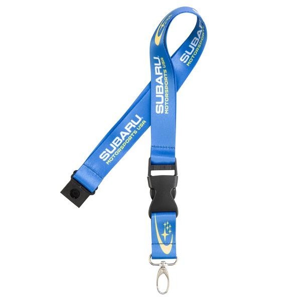 Subaru Motorsports USA Logo Keychain Lanyard Rally Official Racing WRX STi Team