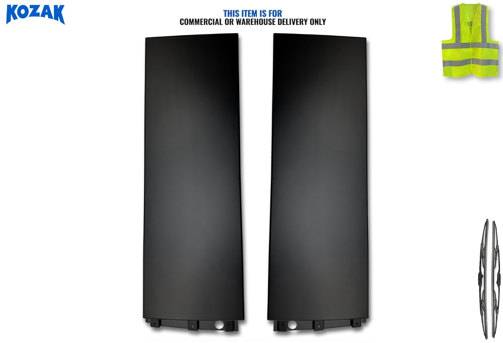 Cabin Fairings Lower Air Deflectors Set Compatible with Volvo VNL New 2025 2026