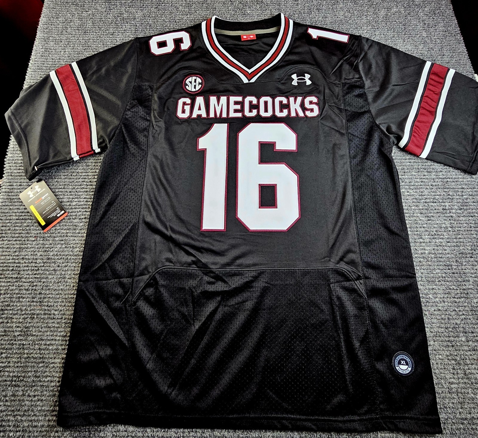 South Carolina Gamecock Mens XL X Large Lanorris Sellers Black Jersey New