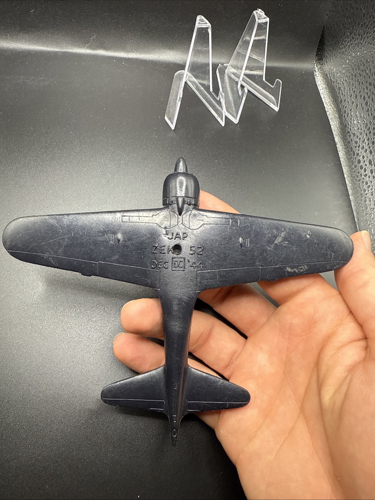 Original WWII Japanese Zero Spotter ID Model Plane, Zeke 52 Zero, Recognition