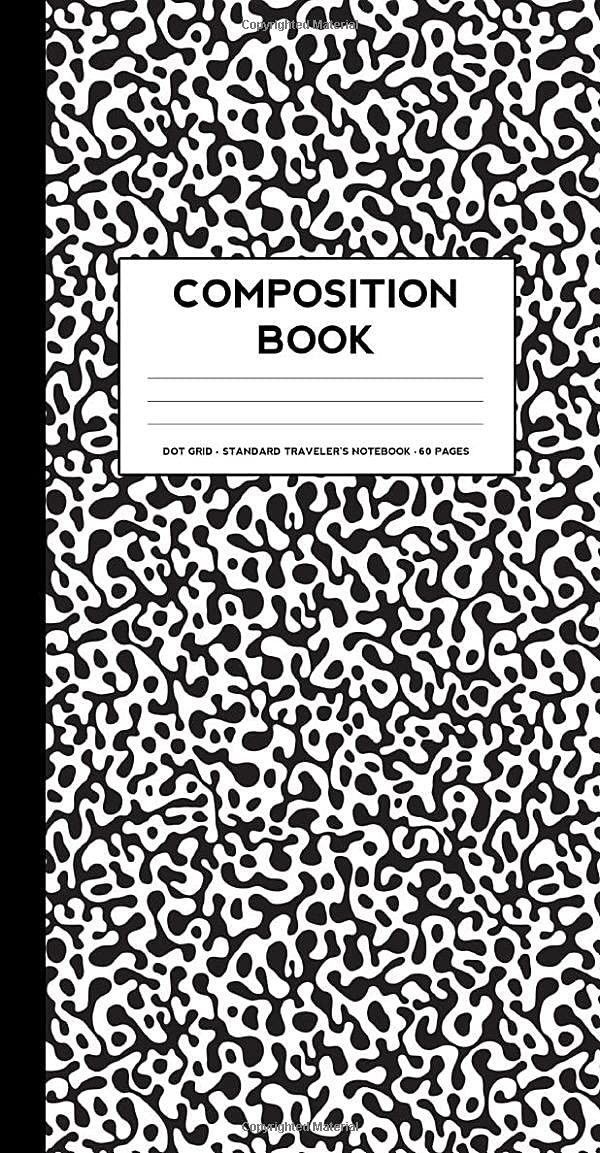 Composition Book: Small Dot Grid notebook (Standard Traveler's Notebook...