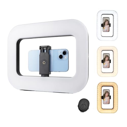 Ring Light for Phone with Video Rig, LED Video Light Kit, 8000mAh LED Pro