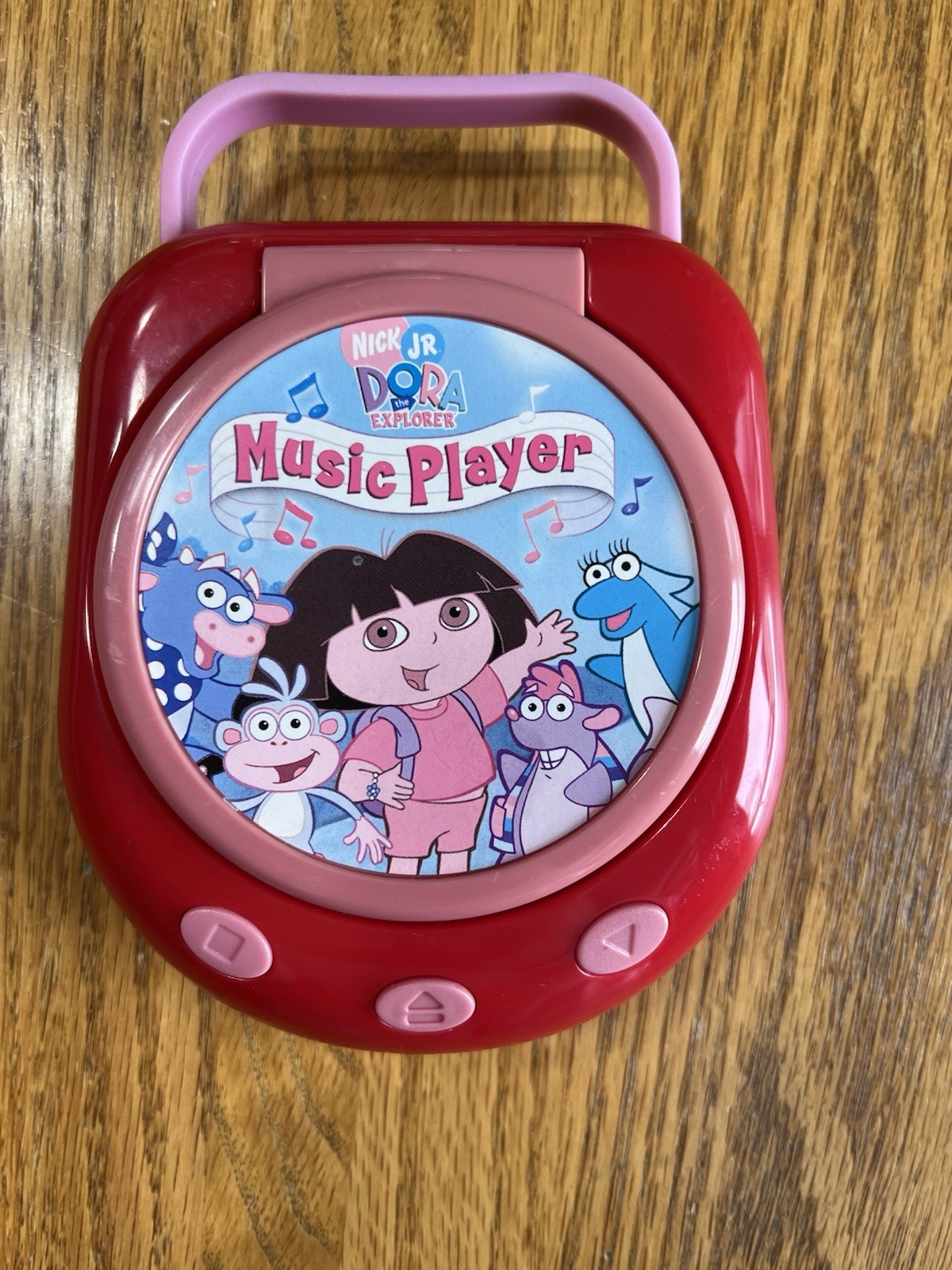 Vintage 2004 Dora The Explorer 1 Disc Music Player Miniature CD Player WORKS