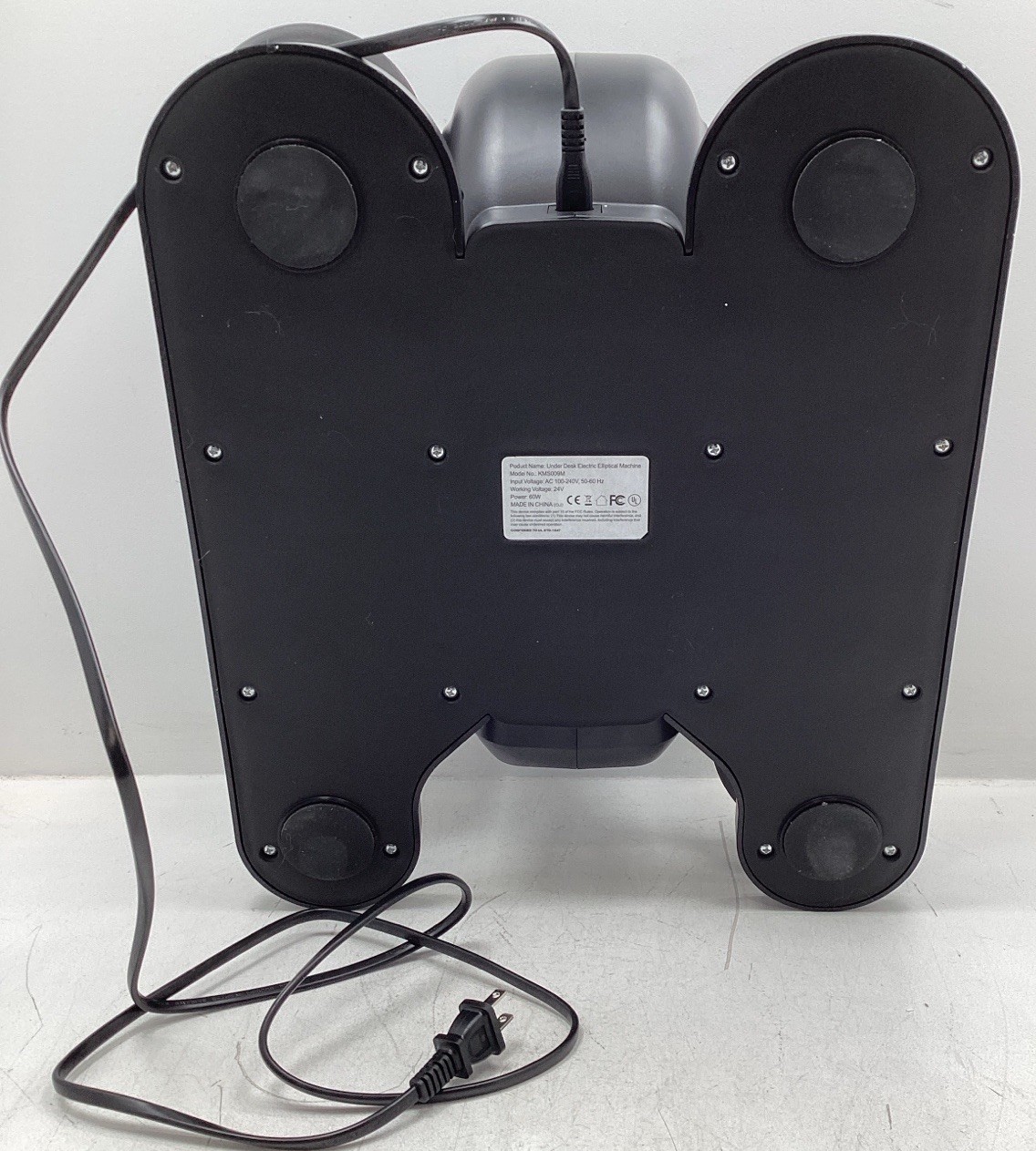 CONCETTA Under Desk Elliptical Machine Ellipse Leg Exerciser W/ Remote-Assembled