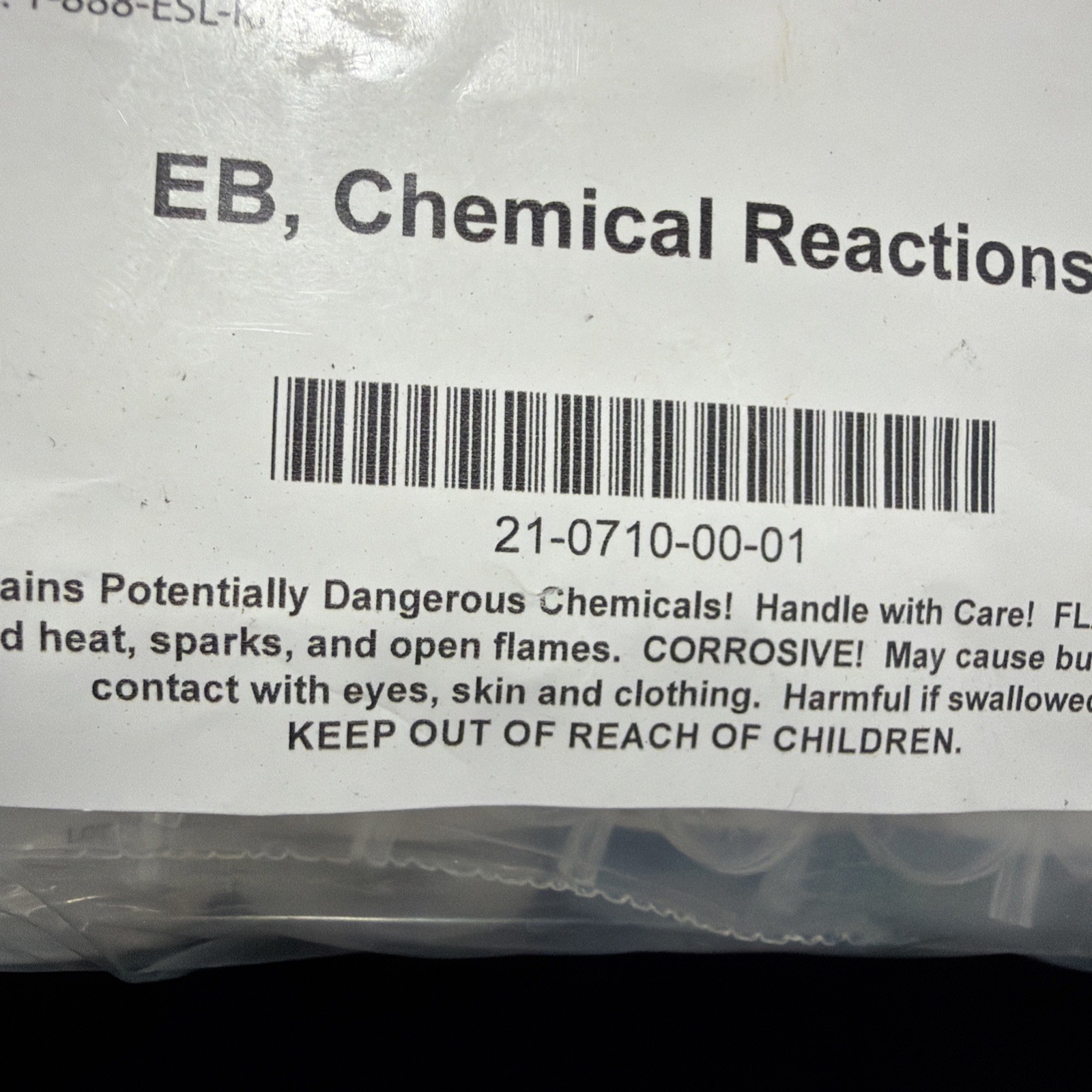 Science Interactive EB Chemical Reactions Kit
