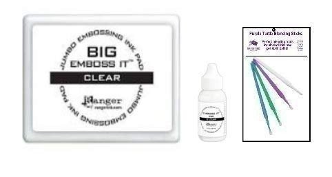 Ranger Jumbo Embossing Bundle - Big Emboss It Clear Jumbo Pad and Clear...