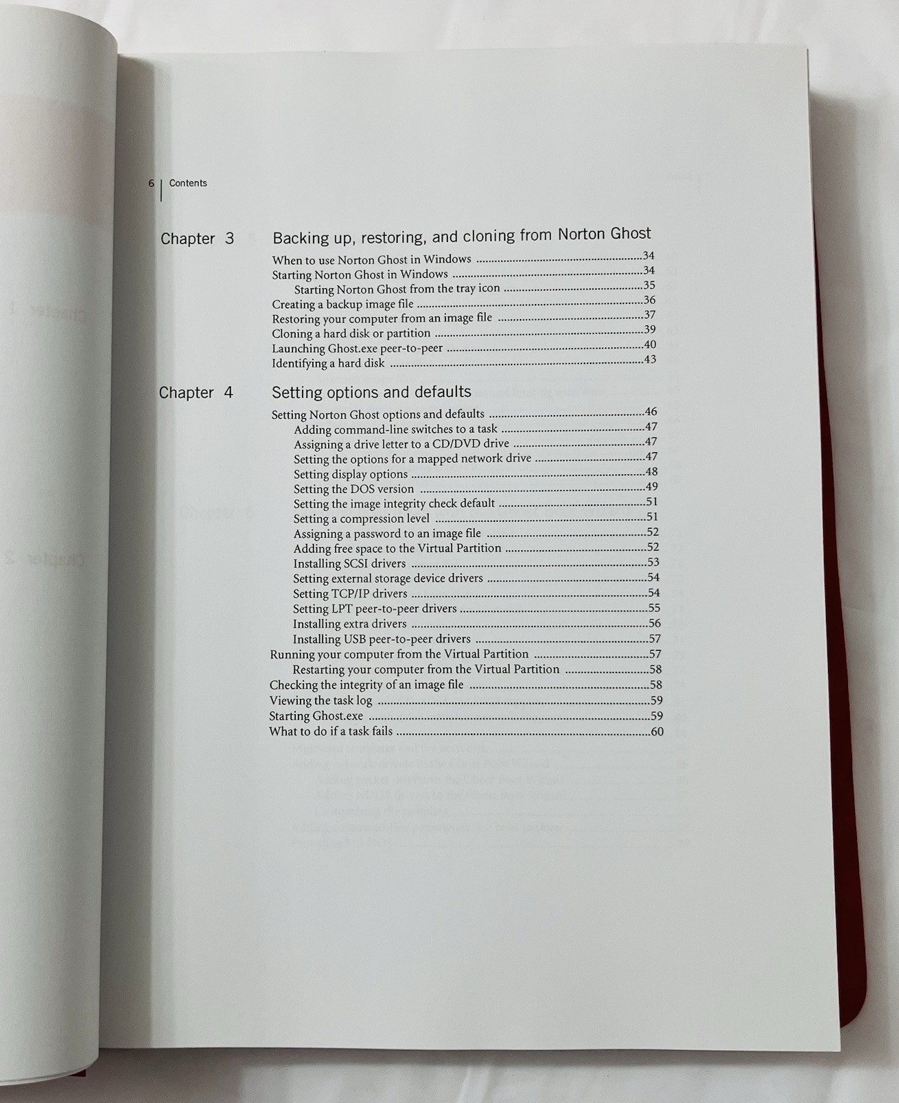 Norton Ghost 2003 User’s Guide Manual Binder Symantec Restore Backup Cloning EXC