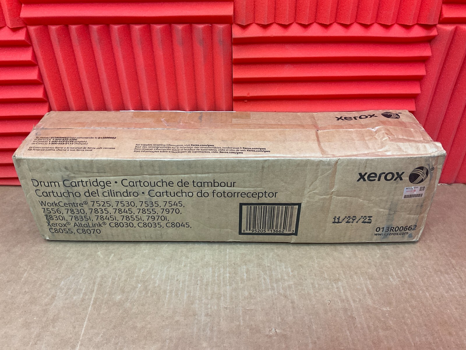 Xerox Drum Cartridge WorkCentre 7525 013R00662 ✅❤️️✅❤️️ BRAND NEW! SEALED!
