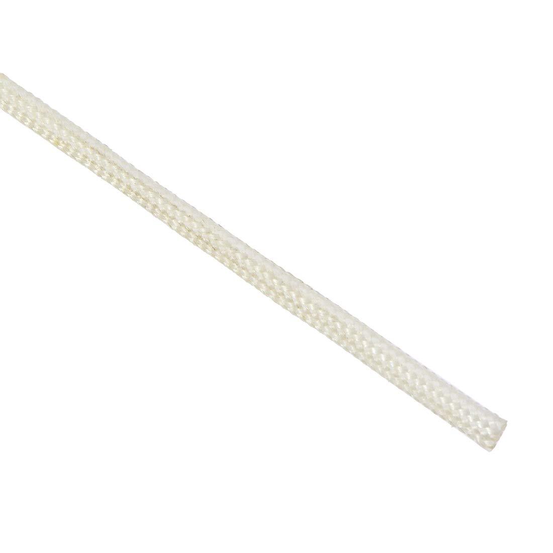 Insulation Braid Sleeving 33Ft-1Mm High TEMP Fiberglass Sleeve Beige