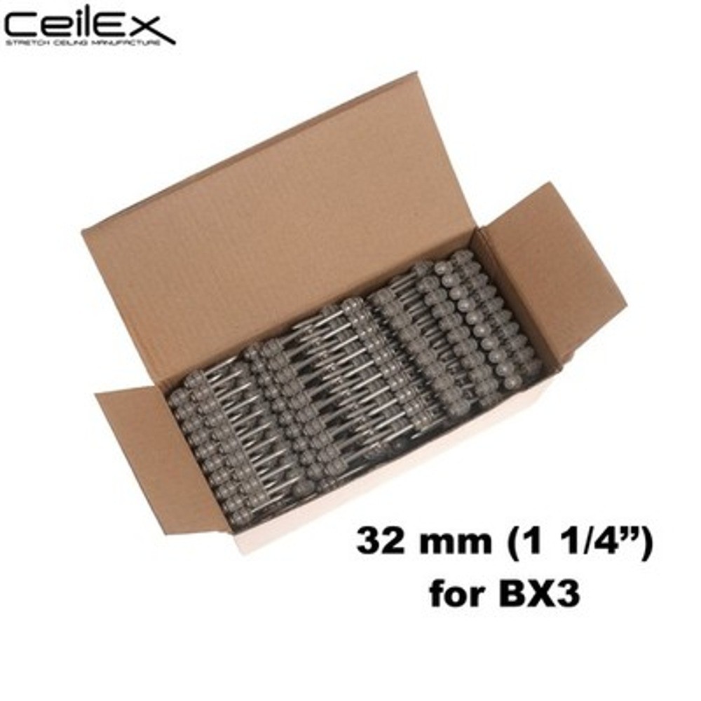 1000x Collated Concrete Nails 32mm 1-1/4" Hilti BX3 BX-3 Fastrack X-P Nailer