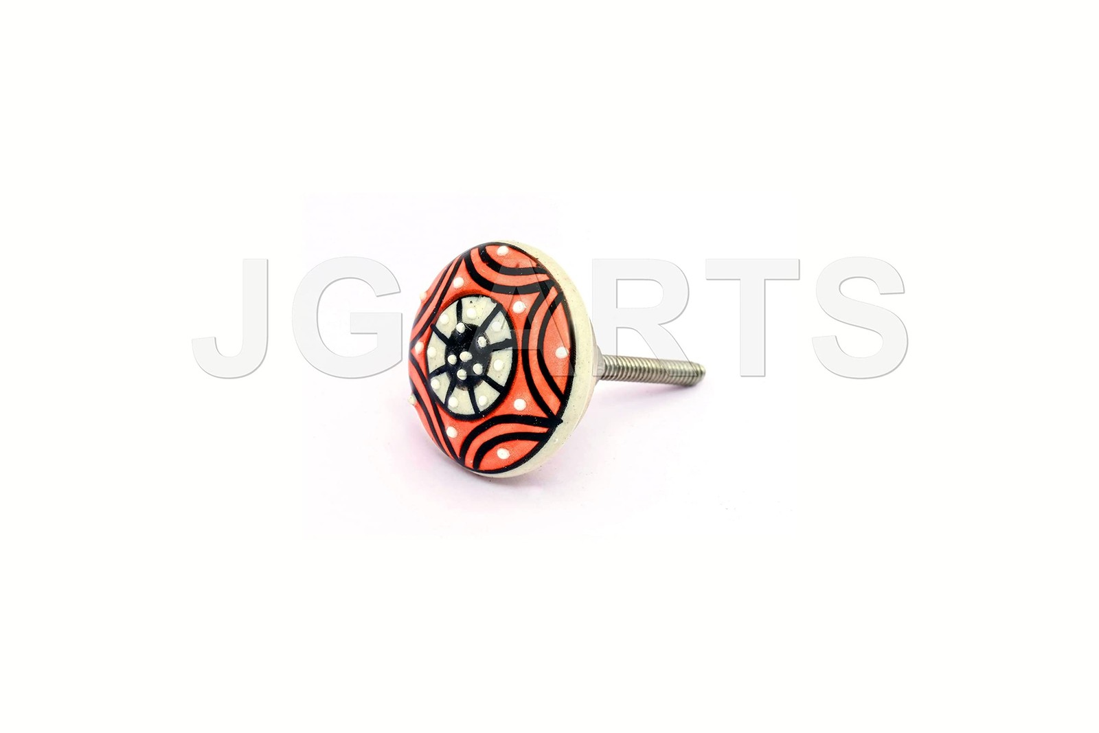 DORPMARKET JSR 10 Pieces Set Dotted Ceramic Cabinet Colorful Knobs Furniture ...