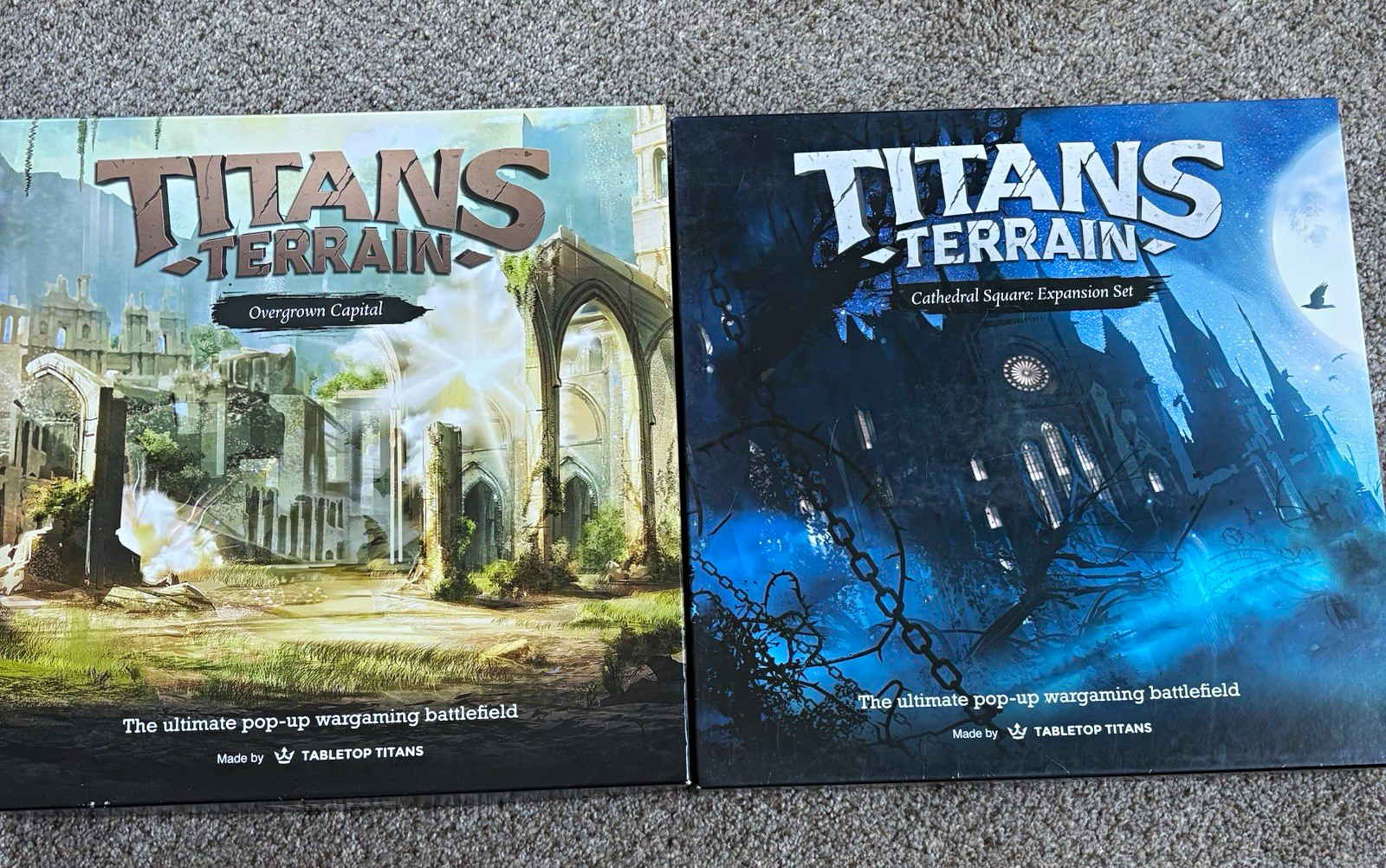 Tabletop Titans Titans Terrain Painted Overgrown Capital Core & Cathedral Square