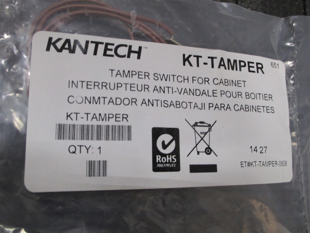 KANTECH KT-TAMPER-0608 Tamper Switch For Cabinet NEW