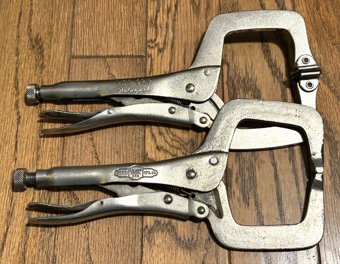 Vise Grip 11" Long Reach Swivel Fix Pad Locking Pliers Welding C Clamp Set Lot