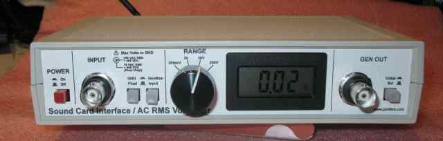 UPDATED DESIGN: DIY PCB + panels - Sound Card Interface / RMS Voltmeter
