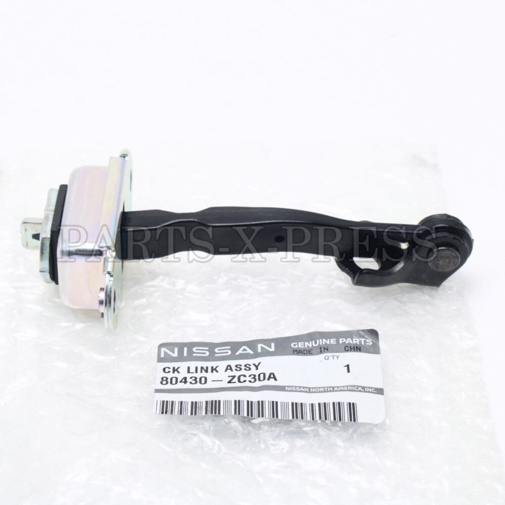 OEM GENUINE NEW NISSAN INFINITI FRONT RIGHT DOOR CHECK LINK ASSEMBLY 80430-ZC30A