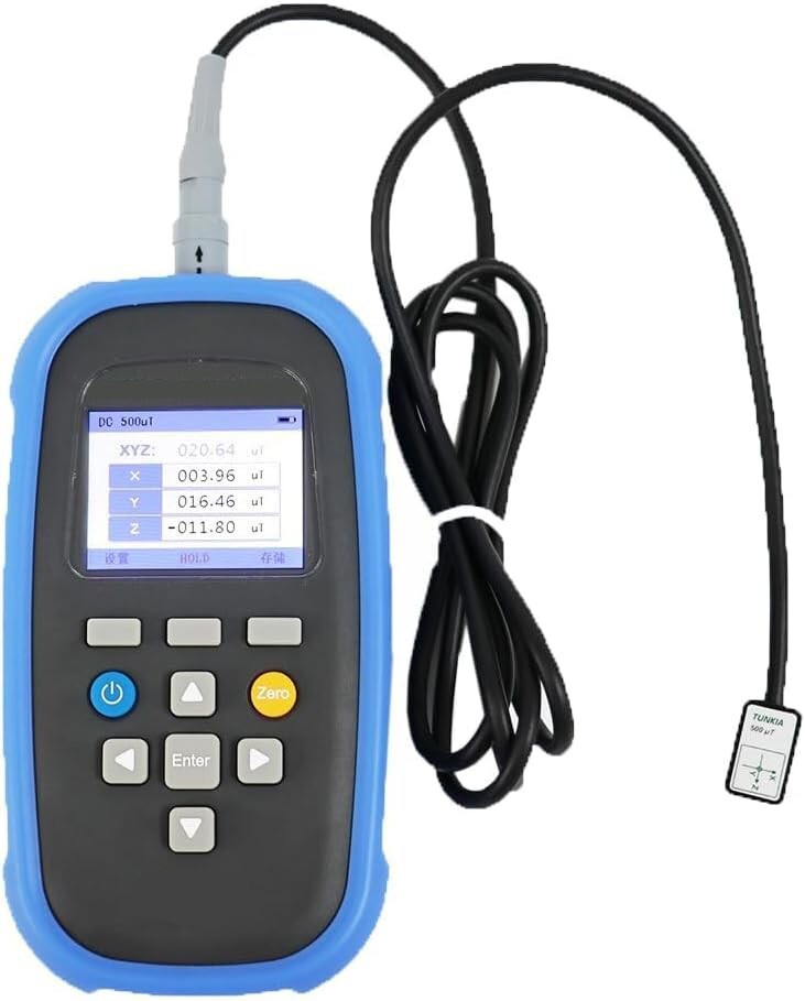 Triaxial Fluxgate Magnetometer for Weak Magnetic Field Testing With Class 1