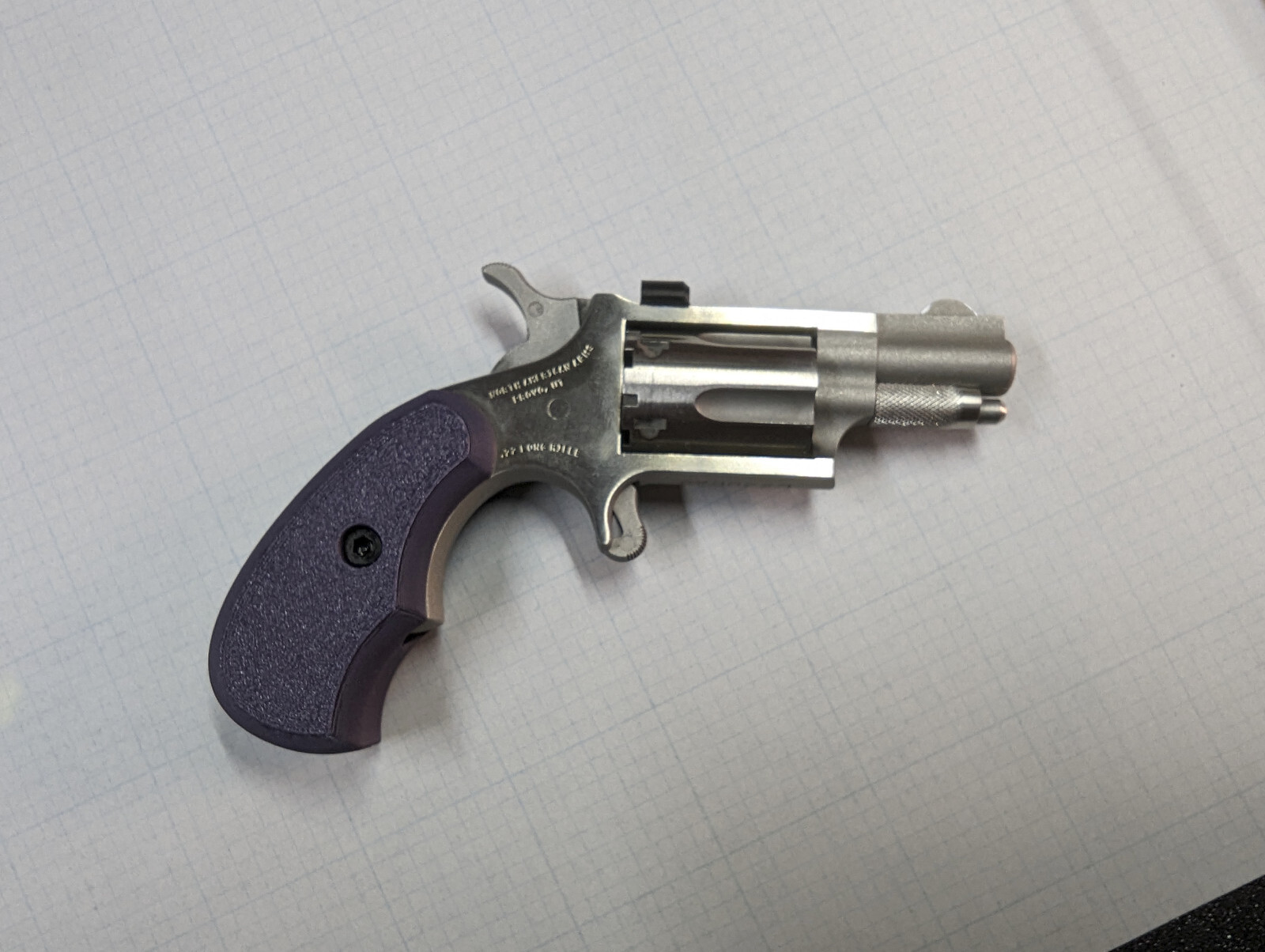 NAA Mini Revolver Grips | LR Eggplant - LR&Short Frames ONLY