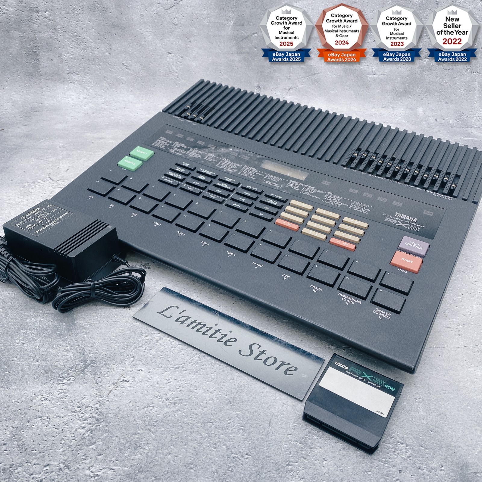 YAMAHA RX5 Digital Rhythm Programmer Drum Machine MIDI Sequencer Black RX 5 JP