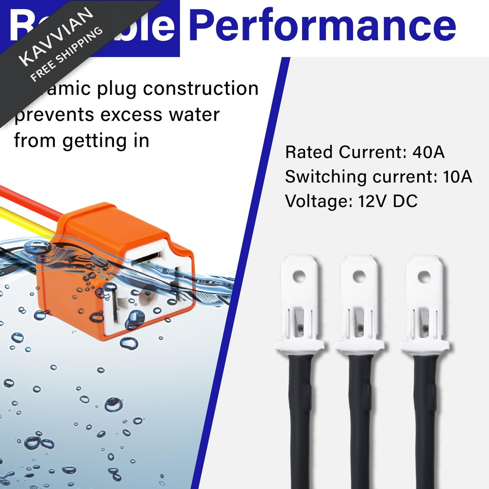 2 PCS H4 HB2 9003 Headlight Socket Wire Connector, 16AWG Ceramic Multicolored