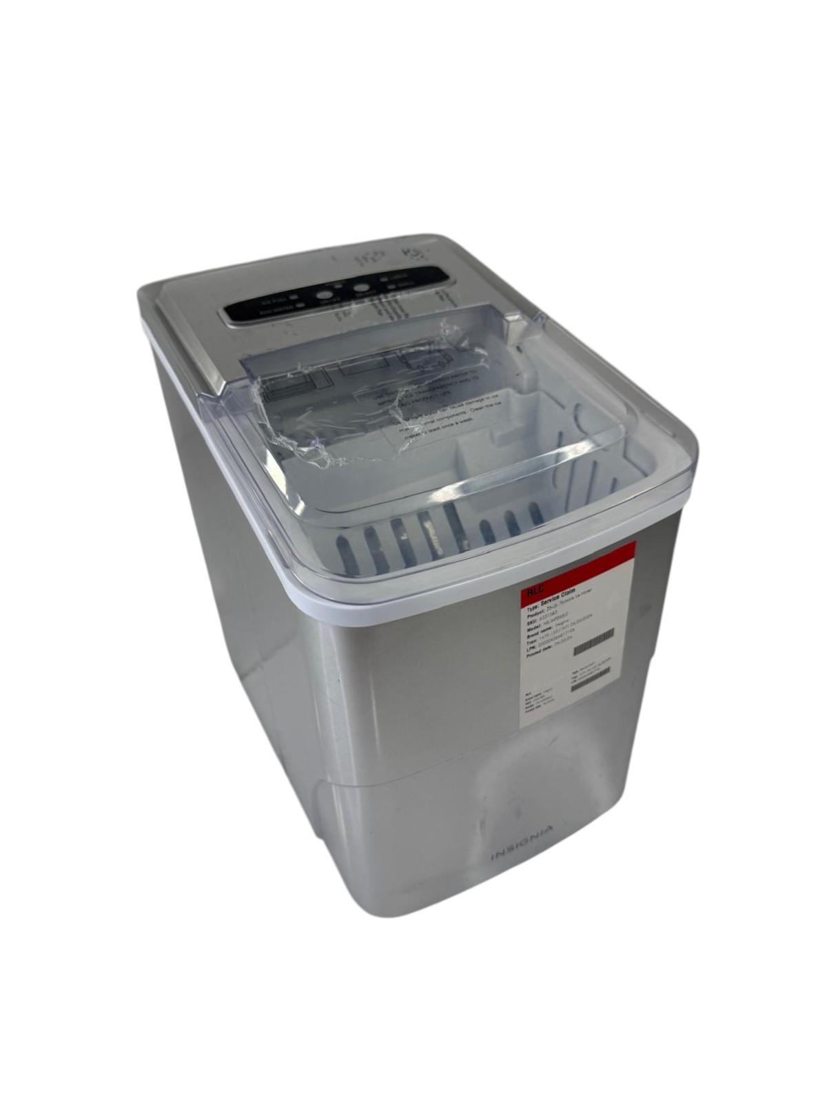 Insignia NS-IMP26SL0 26lb Portable Ice Maker Auto Shut-Off Countertop For Parts