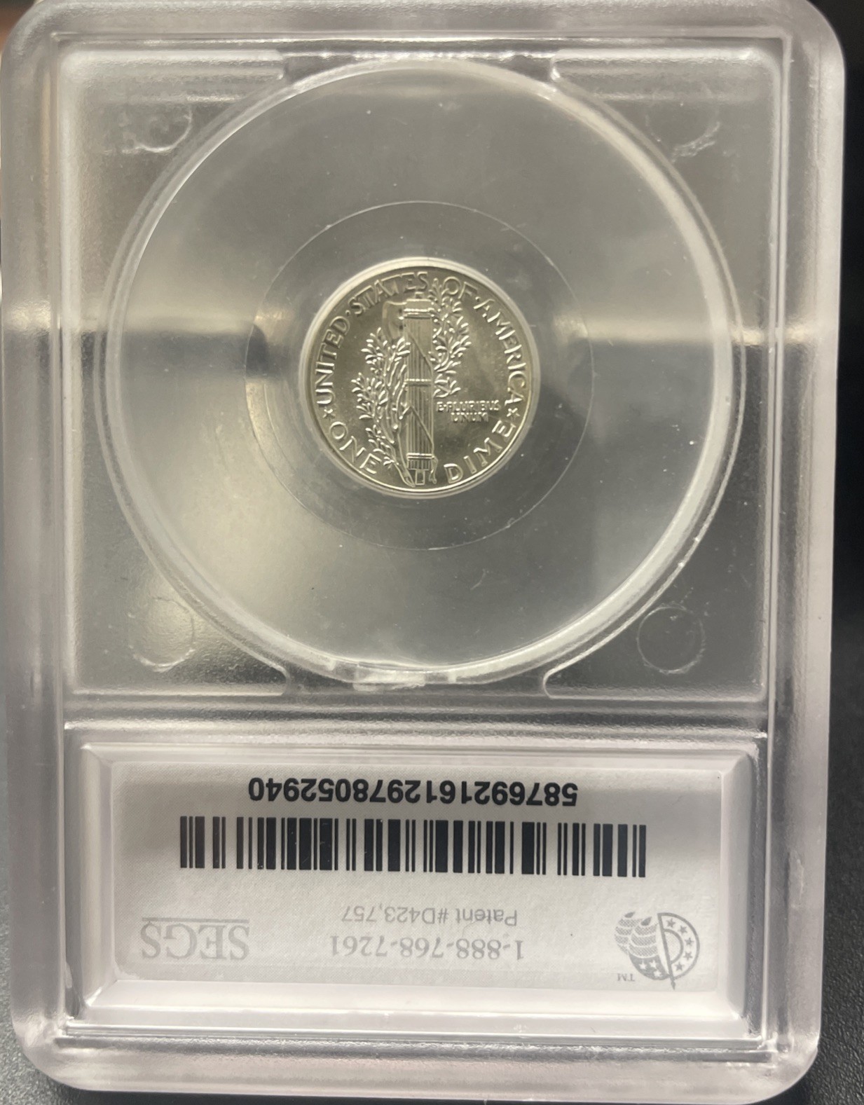 1942 Mercury Dime Full Bands