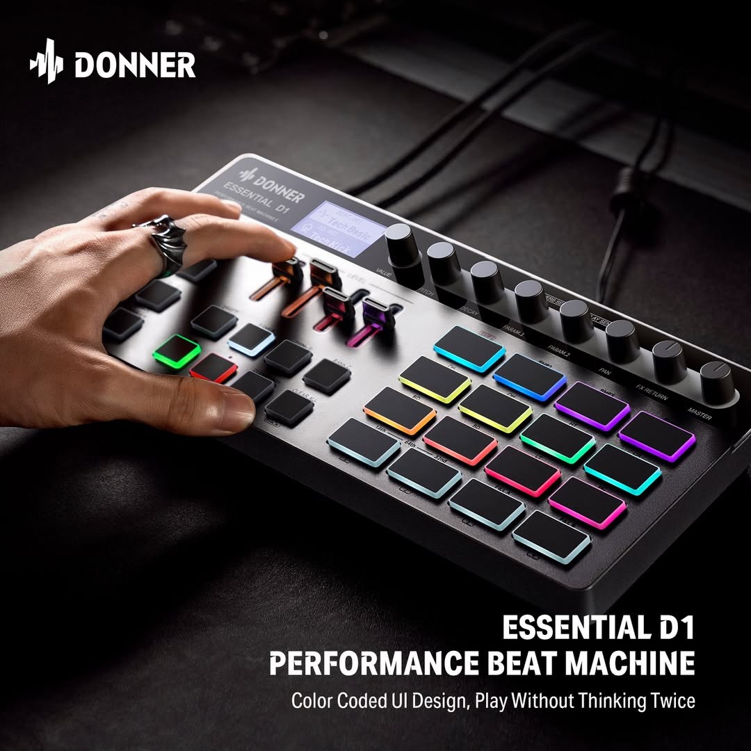 Donner D1 Drum Machine Step Sequencer